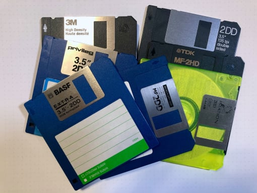 Disketten Retro-Software Amiga PC Mac
